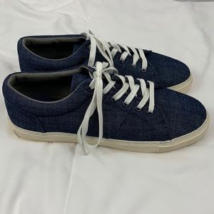 Express blue canvas sneakers